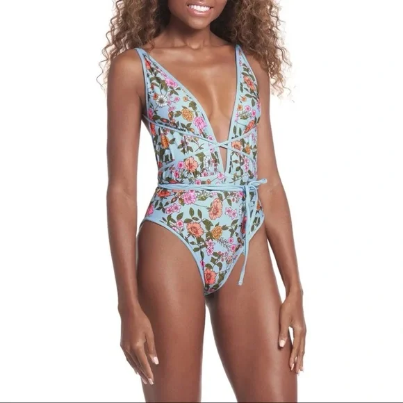 Smooth Skies Safary Plunge One Piece - Picture 7 of 14